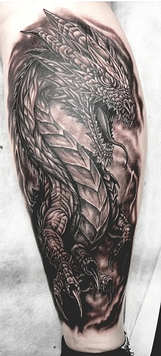 Black and Grey tattoo